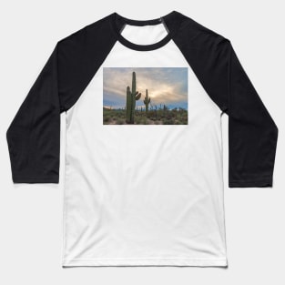 Saguaro Burst Baseball T-Shirt